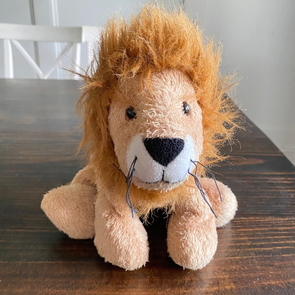 Gund Luke Lion Plush 14" Stuffed‎ Animal 31000 Toy Cute Mane Whiskers Kids